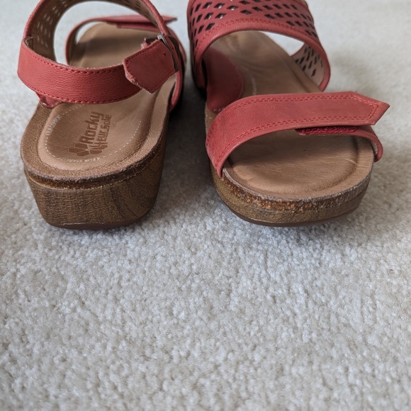 Rocky 4EurSole RKH185 Women Red Sprightly Slingback Comfort Sandal Non-Slip Sz 9 - Picture 13 of 16